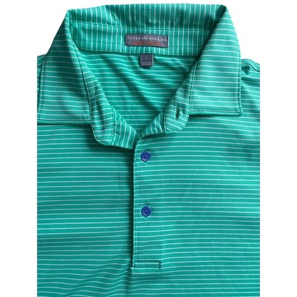 NWOT Peter Millar Summer Comfort Short Sleeve Drfit Polo Size L - Picture 2 of 4